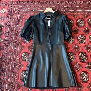Zara leather dress